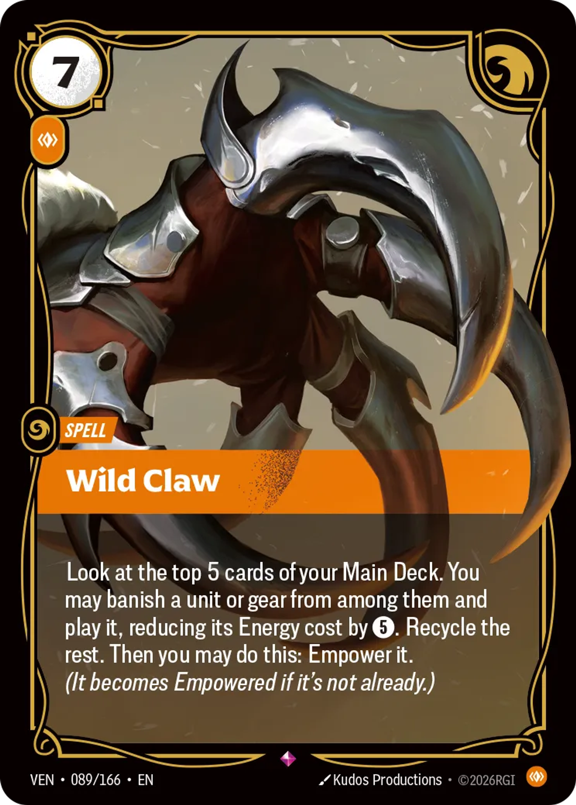 Wild Claw — Vendetta — Riftbound