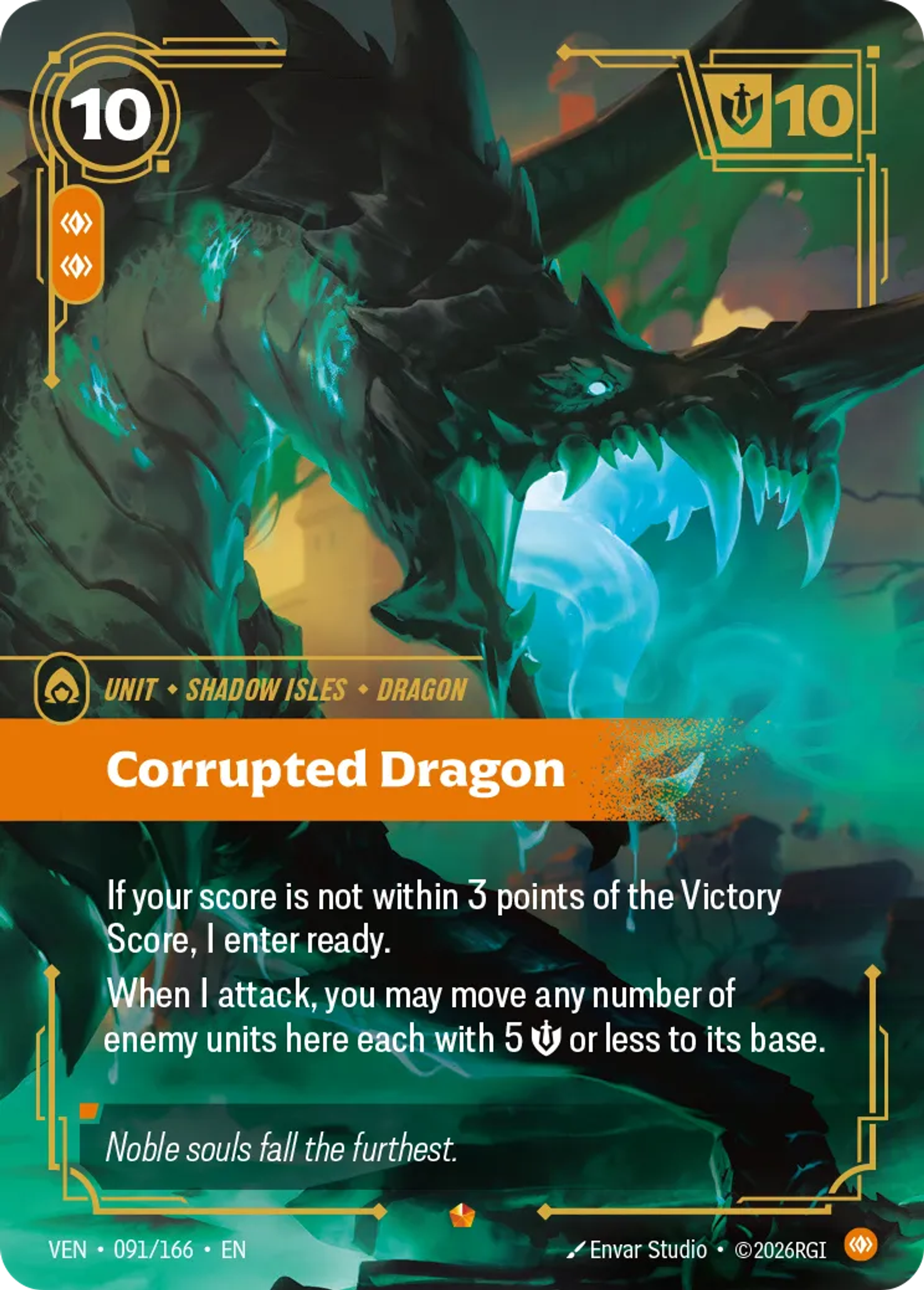 Corrupted Dragon — Vendetta — Riftbound