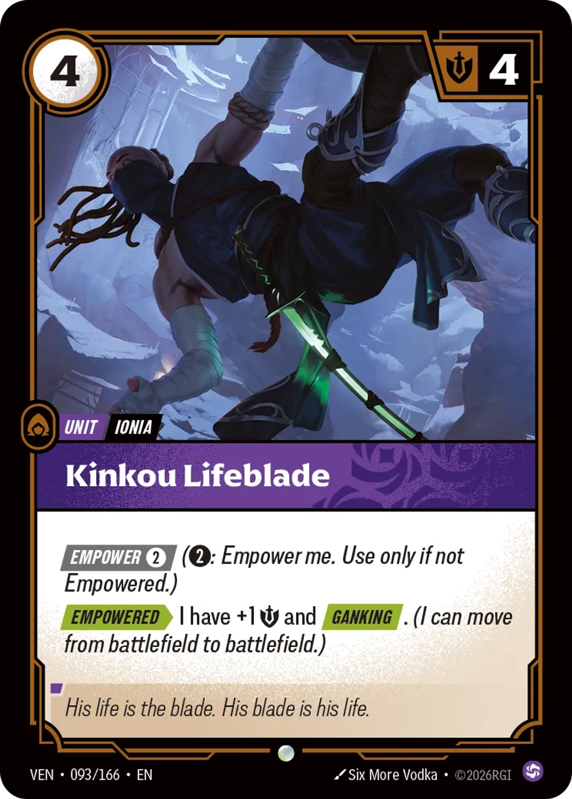 Kinkou Lifeblade — Vendetta — Riftbound