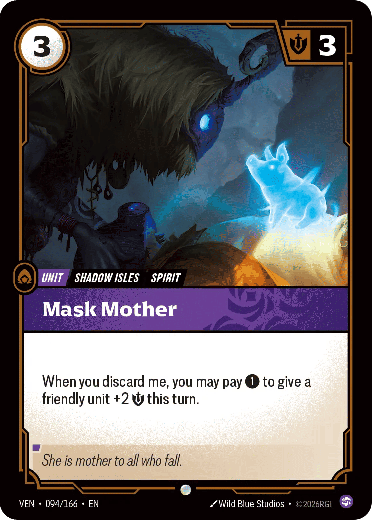 Mask Mother — Vendetta — Riftbound: League of Legends TCG