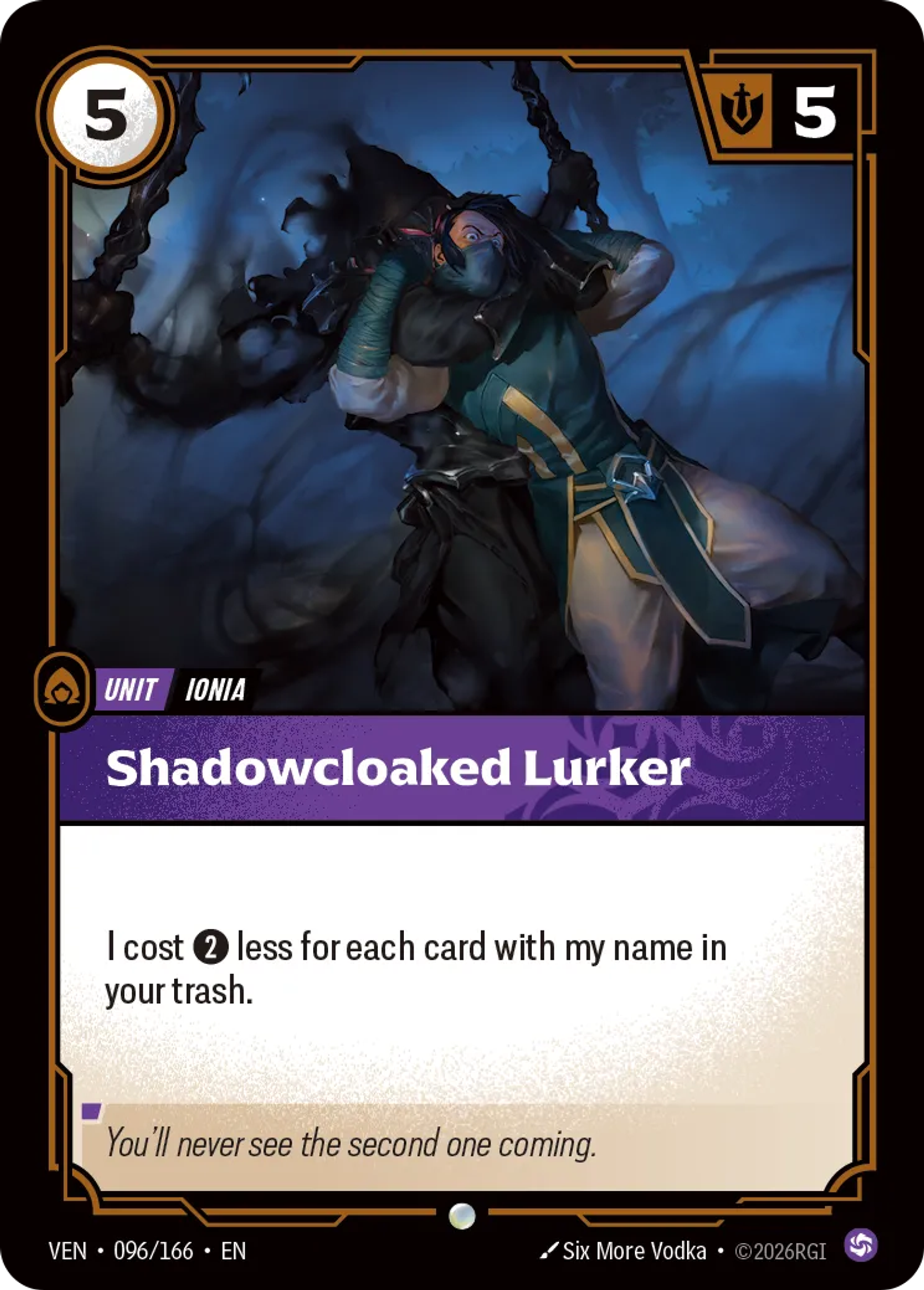 Shadowcloaked Lurker — Vendetta — Riftbound