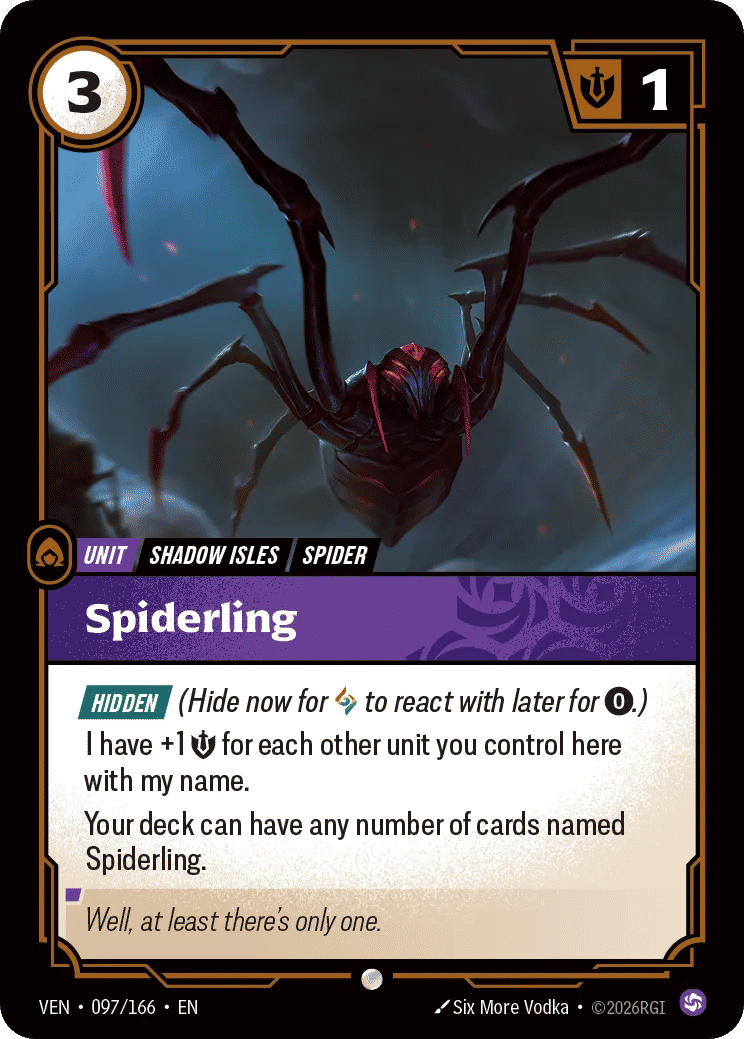 Spiderling — Vendetta — Riftbound: League of Legends TCG