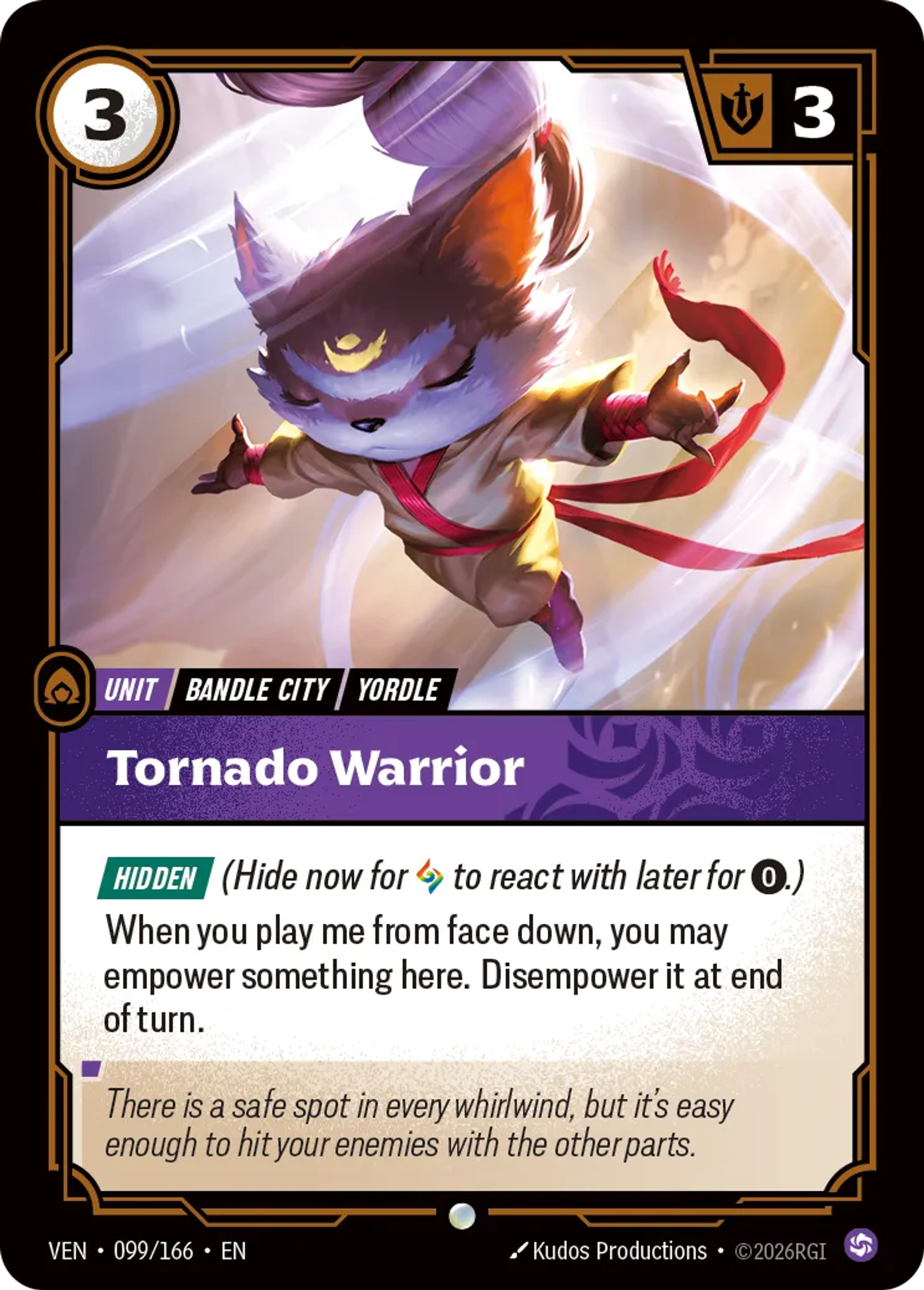 Tornado Warrior — Vendetta — Riftbound