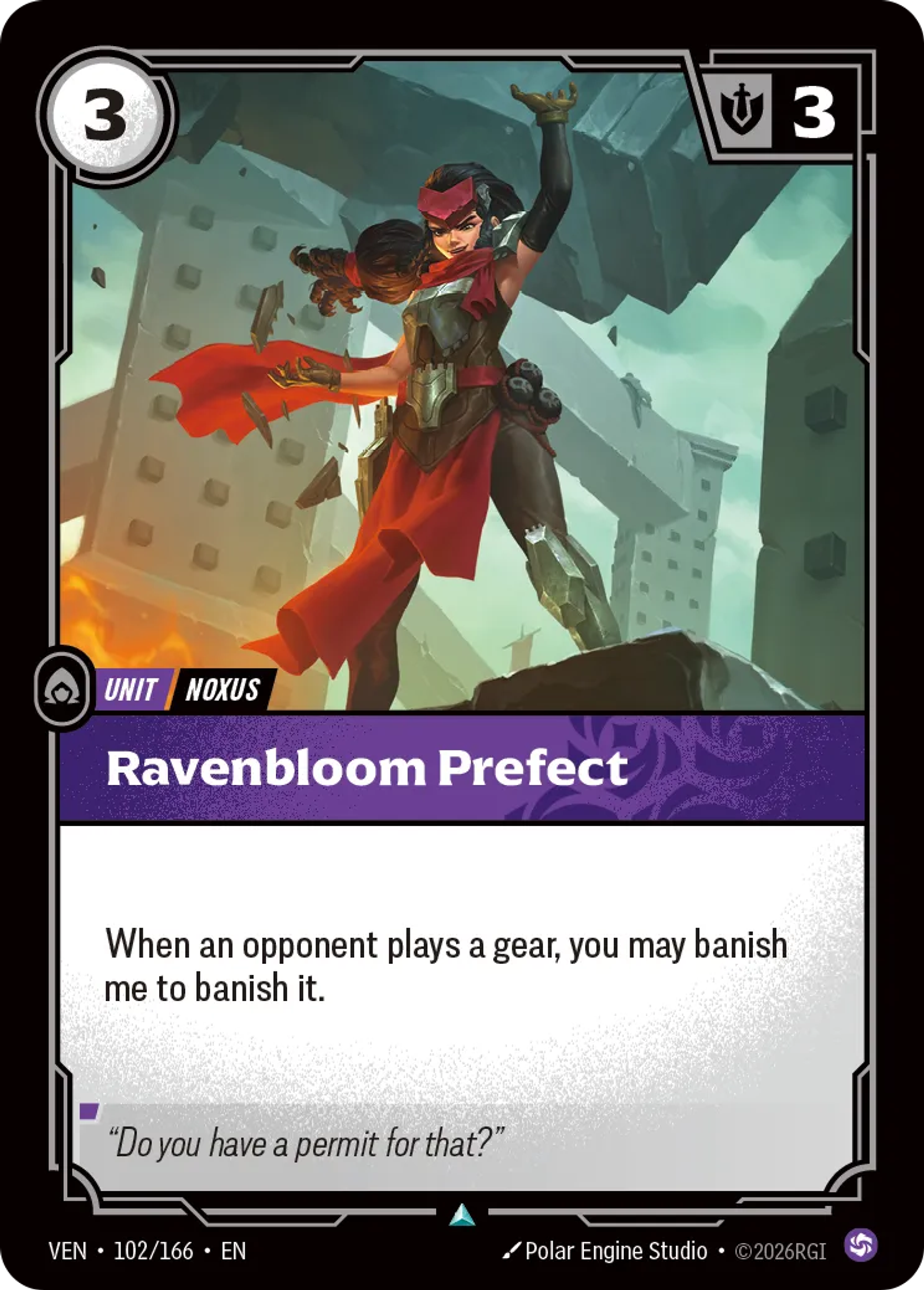 Ravenbloom Prefect — Vendetta — Riftbound