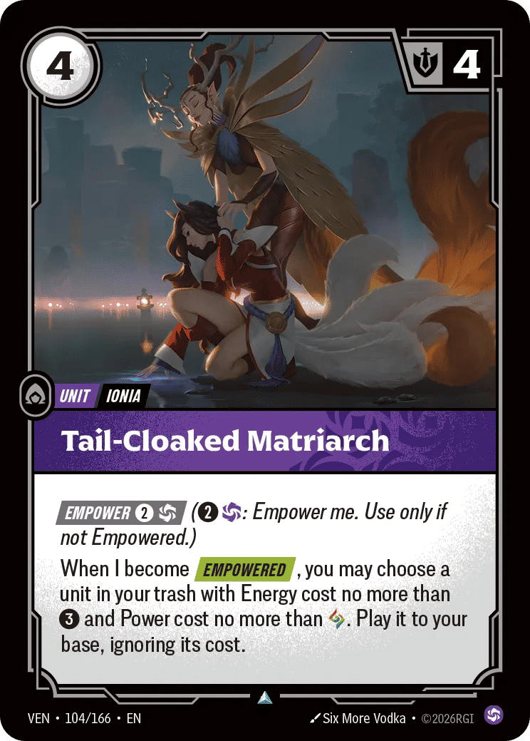 Tail-Cloaked Matriarch — Vendetta — Riftbound: League of Legends TCG