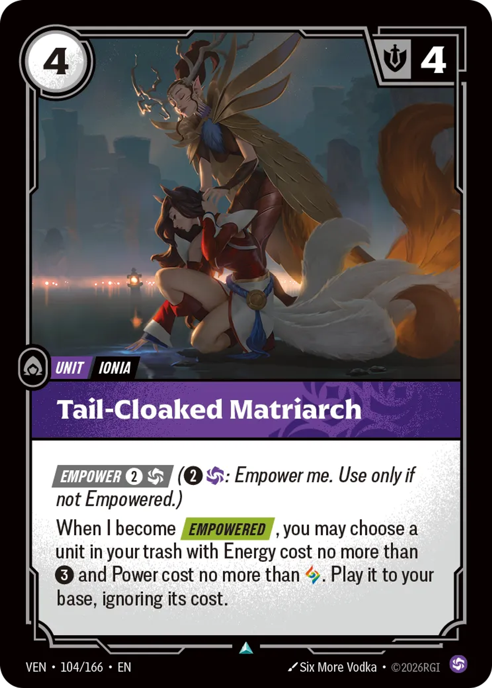 Tail-Cloaked Matriarch — Vendetta — Riftbound