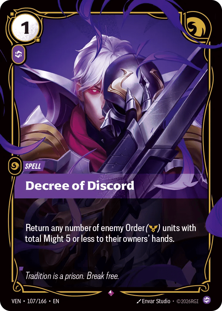 Decree of Discord — Vendetta — Riftbound