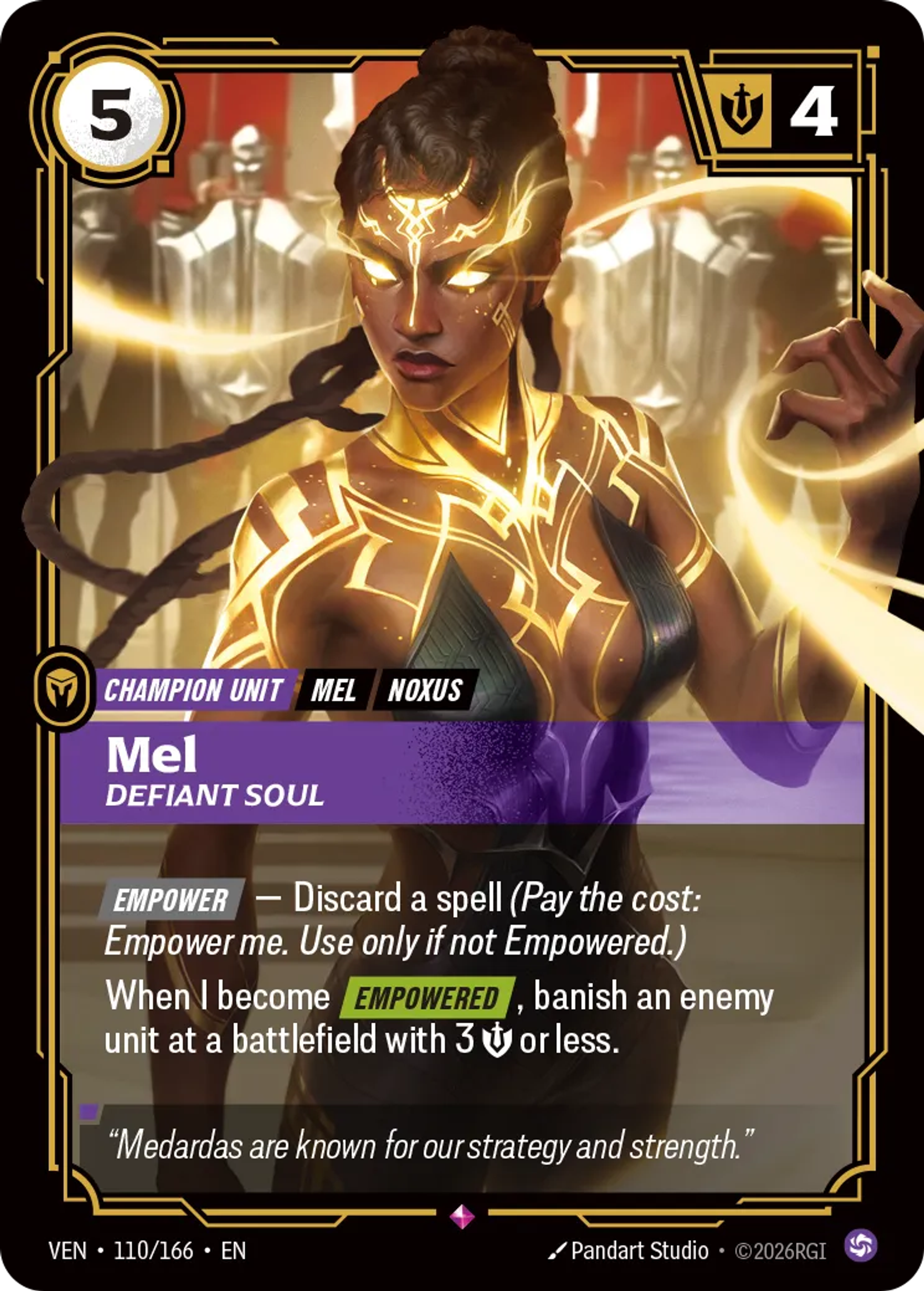 Mel - Defiant Soul — Vendetta — Riftbound