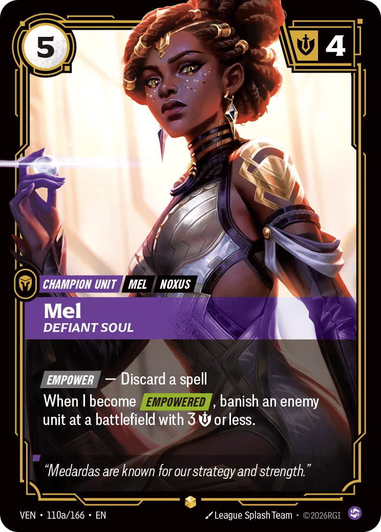 Mel - Defiant Soul — Vendetta — Riftbound