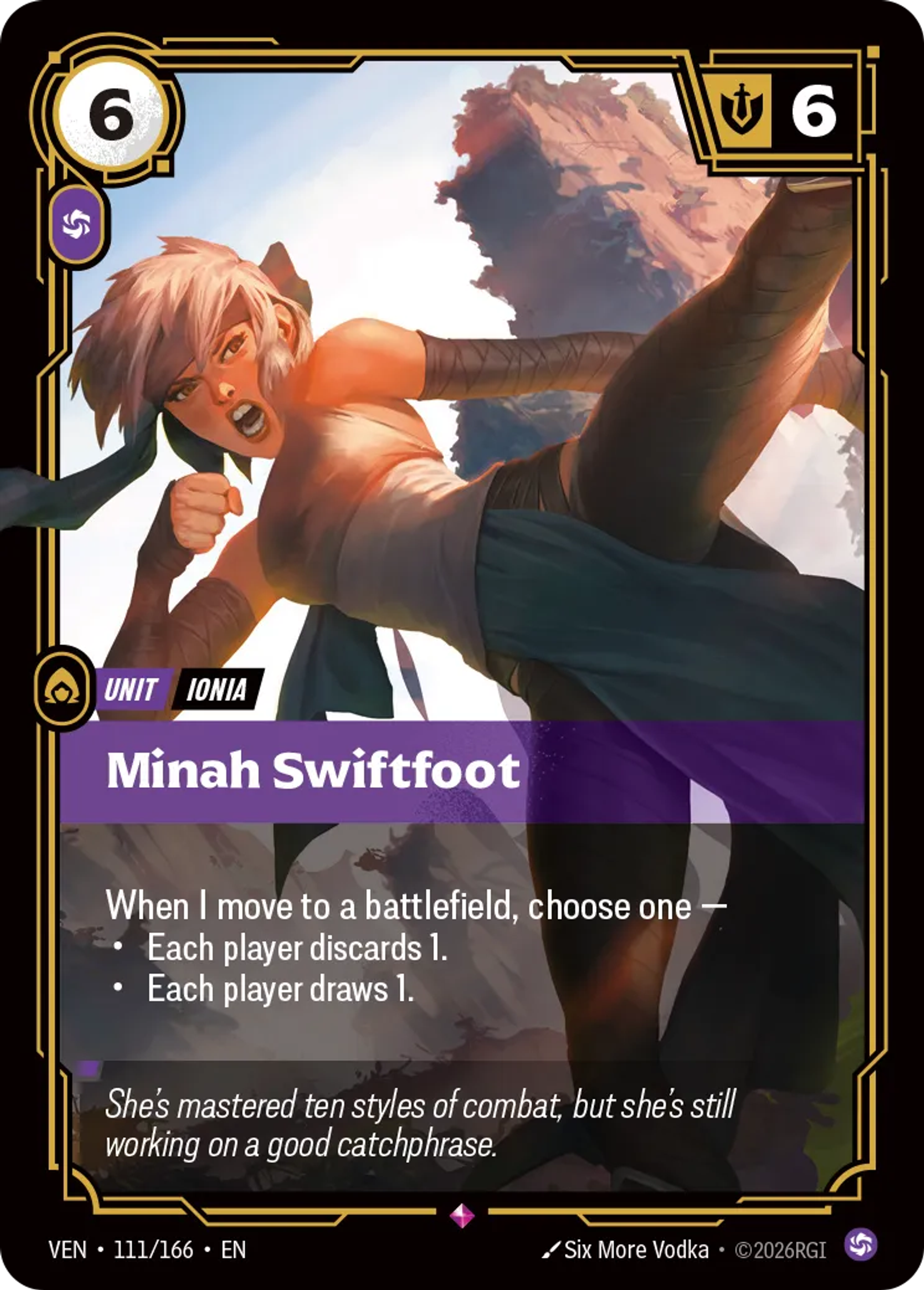 Minah Swiftfoot — Vendetta — Riftbound