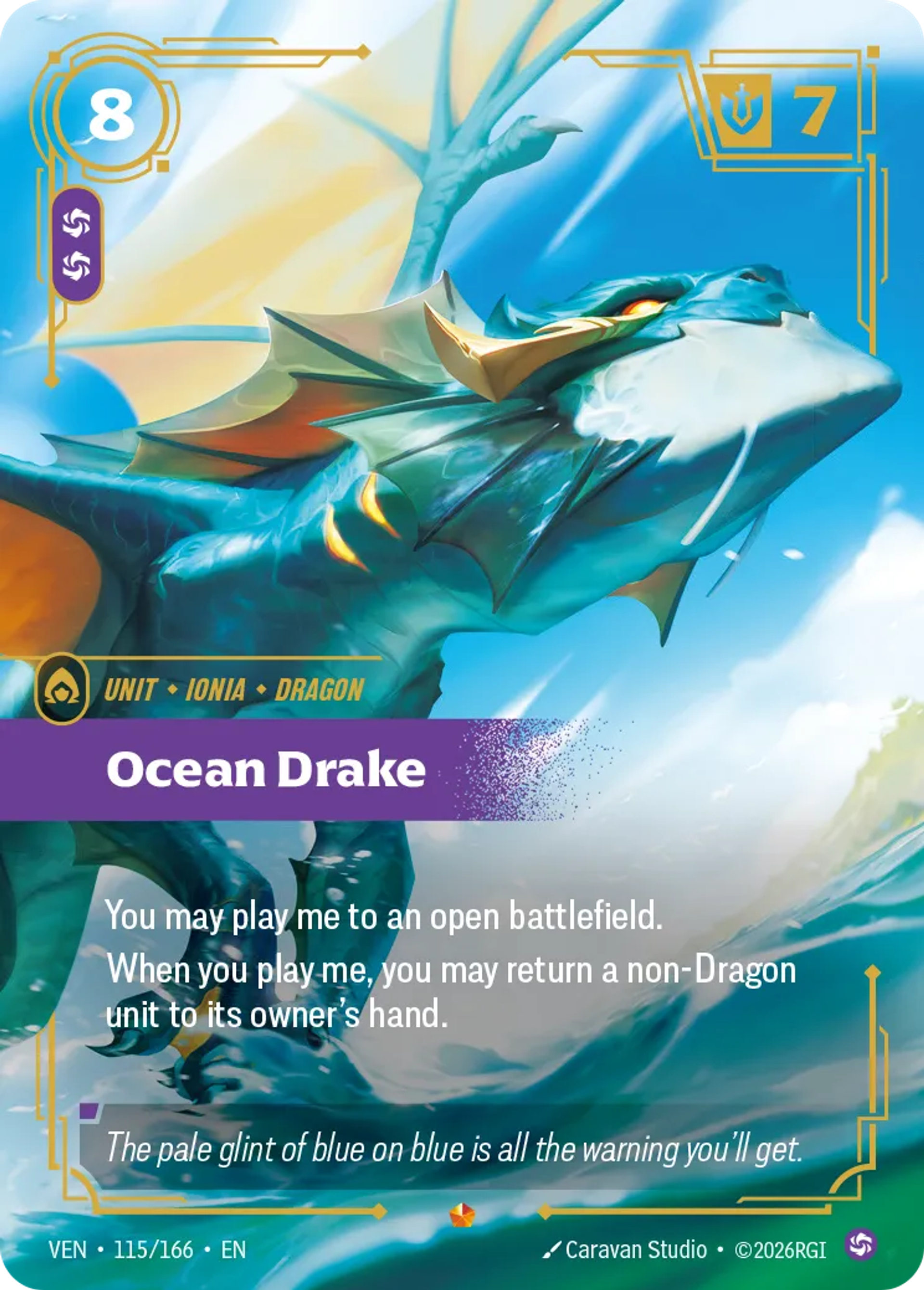 Ocean Drake — Vendetta — Riftbound
