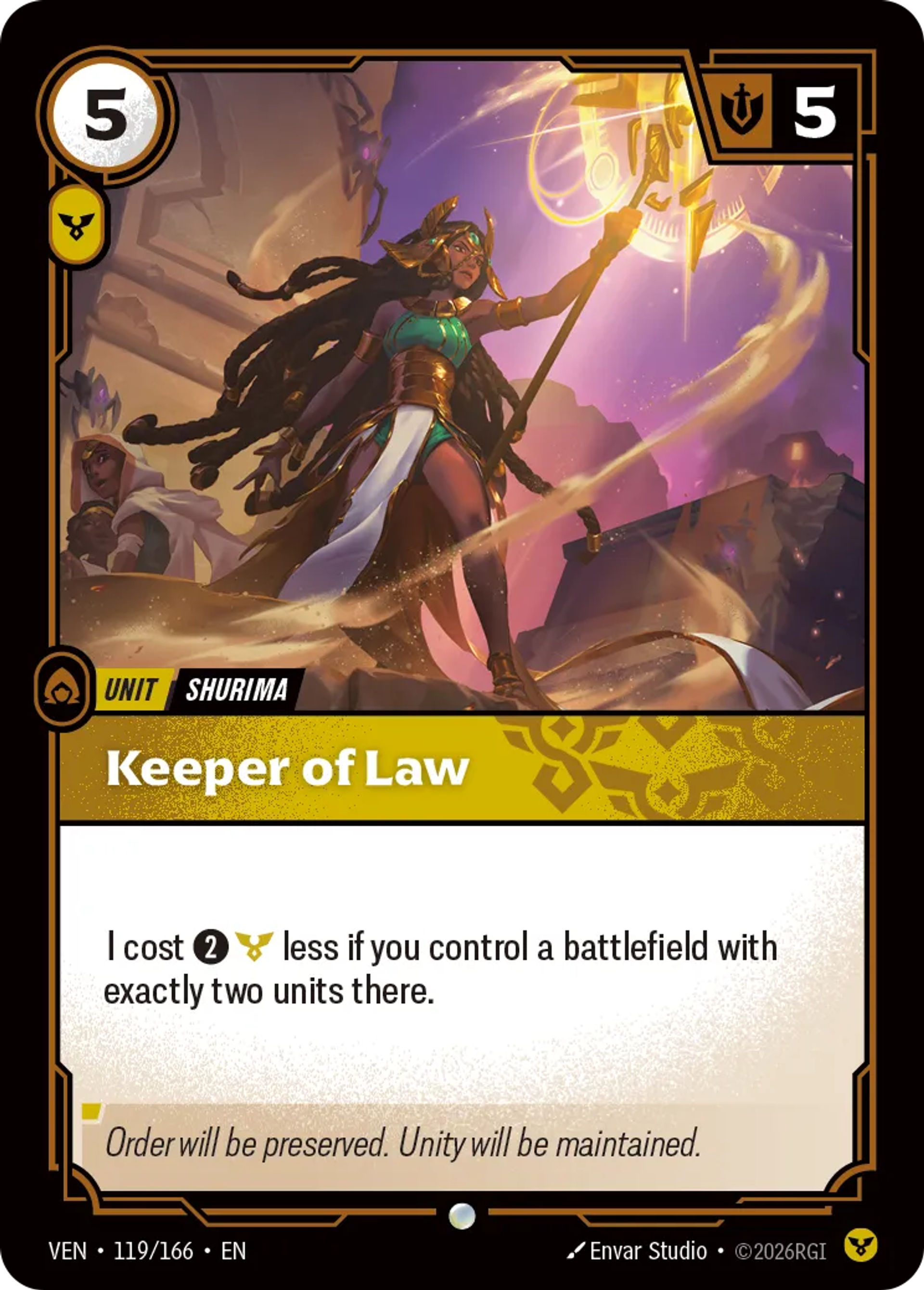 Keeper of Law — Vendetta — Riftbound