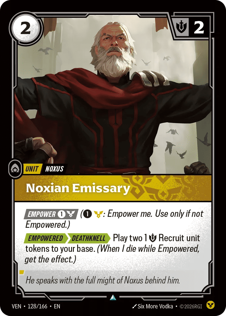 Noxian Emissary — Vendetta — Riftbound