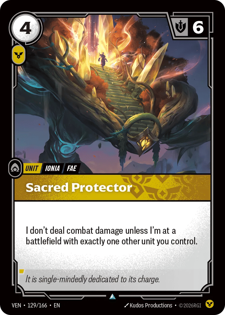 Sacred Protector — Vendetta — Riftbound: League of Legends TCG