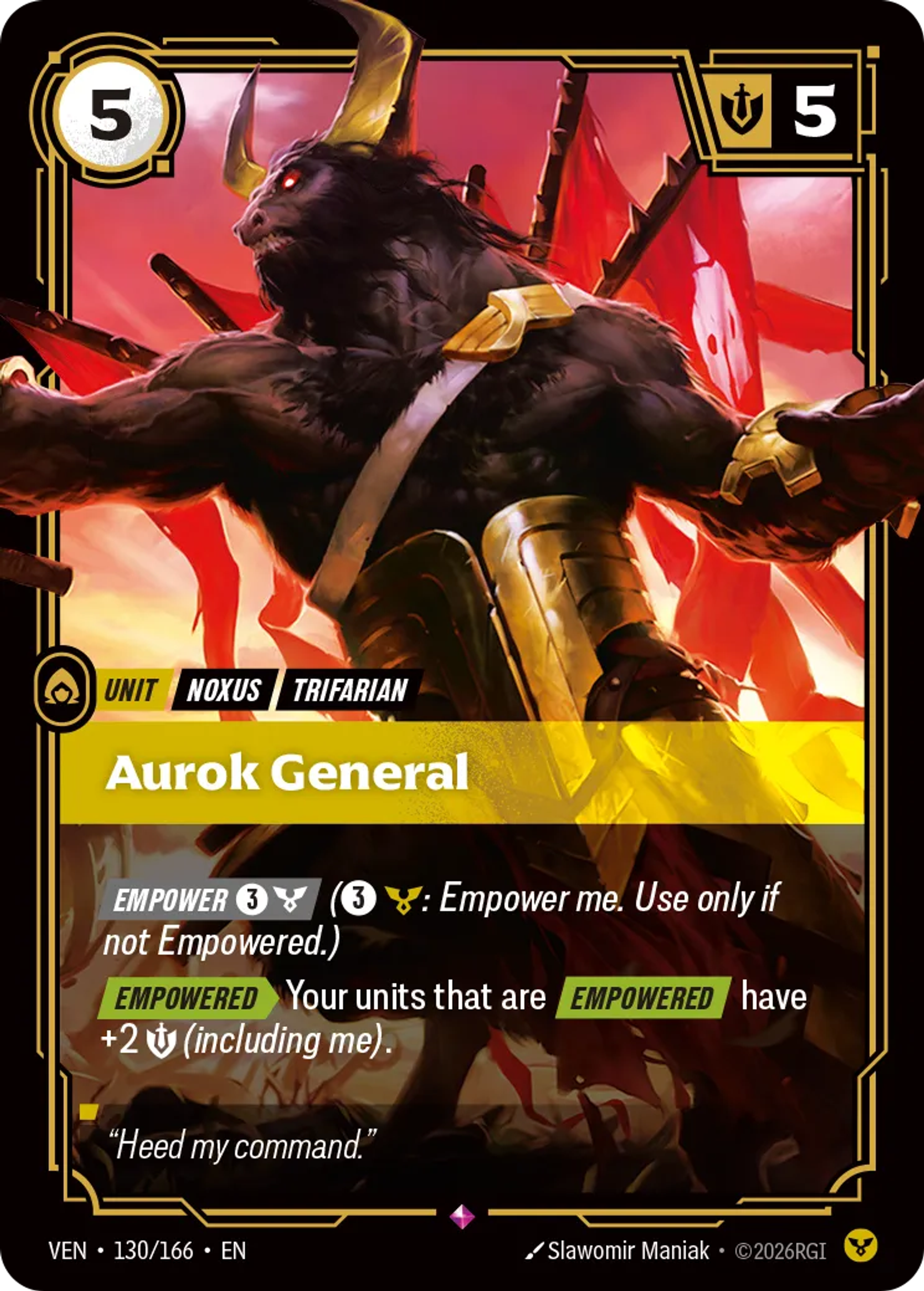 Aurok General — Vendetta — Riftbound