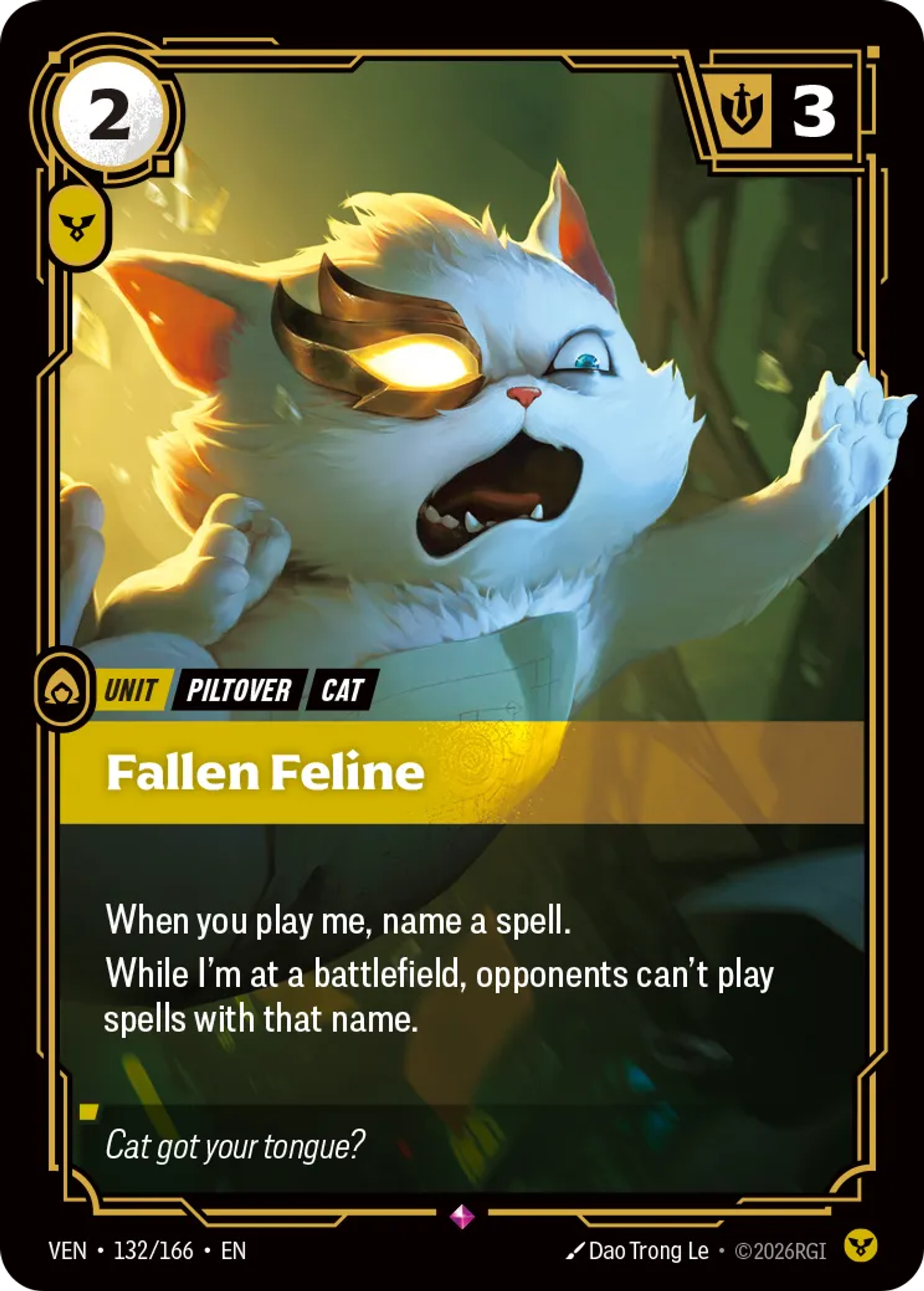 Fallen Feline — Vendetta — Riftbound