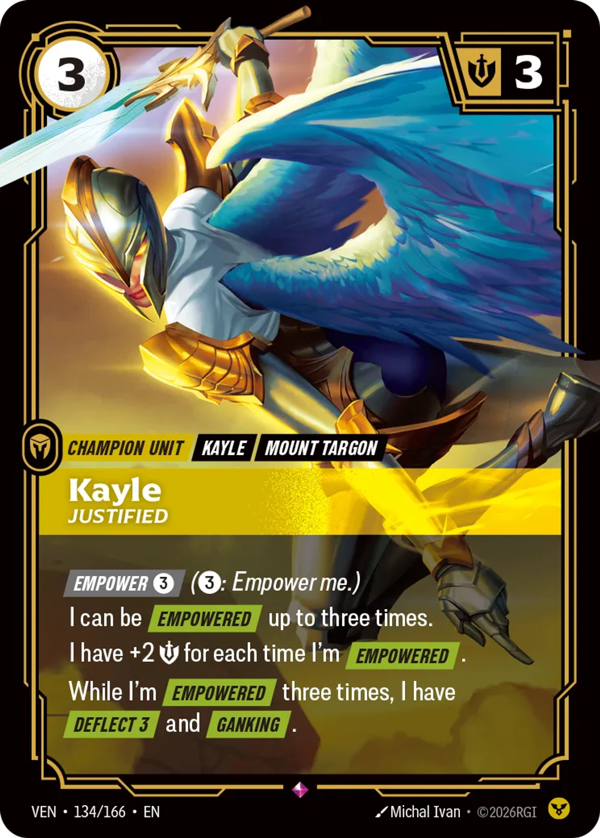 Kayle - Justified — Vendetta — Riftbound