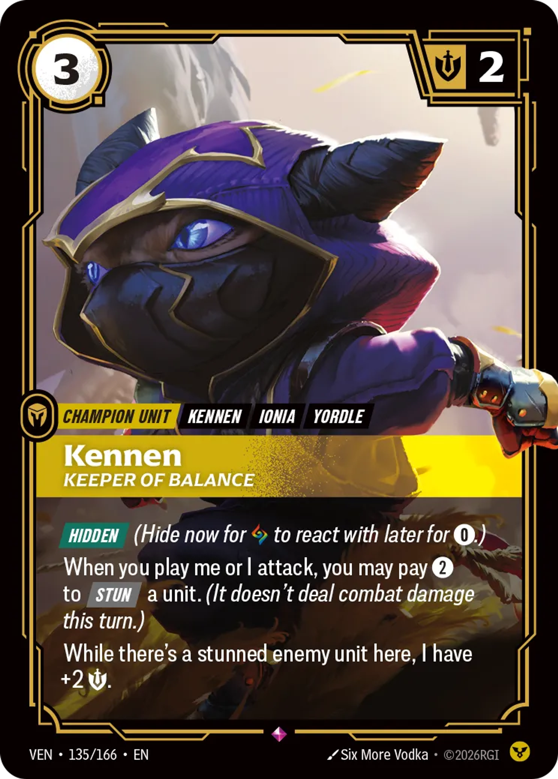 Kennen - Keeper of Balance — Vendetta — Riftbound