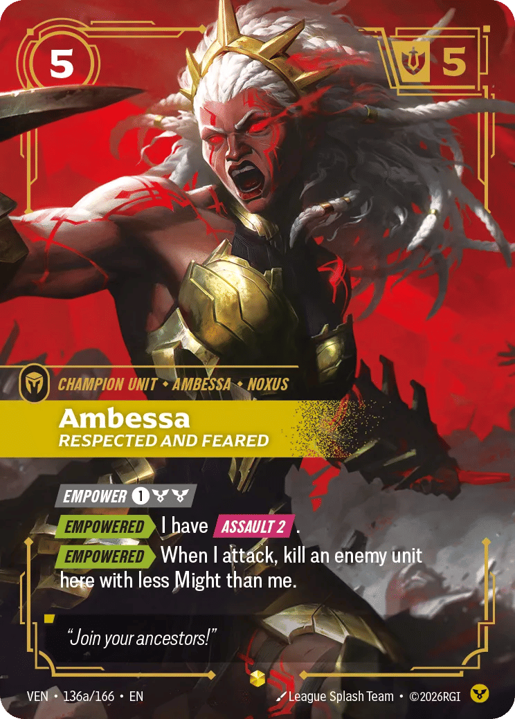 Ambessa - Respected and Feared