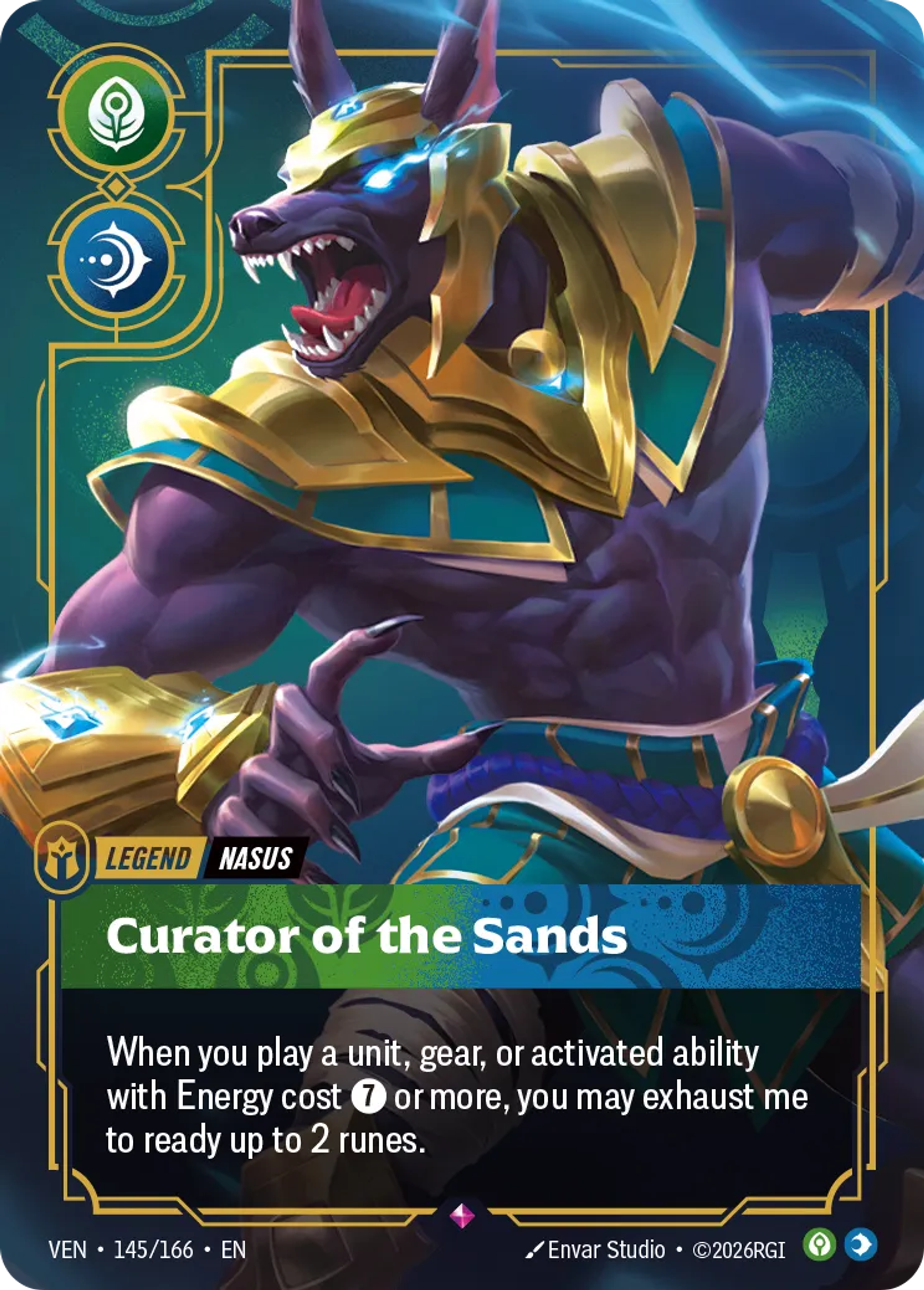 Nasus - Curator of the Sands — Vendetta — Riftbound