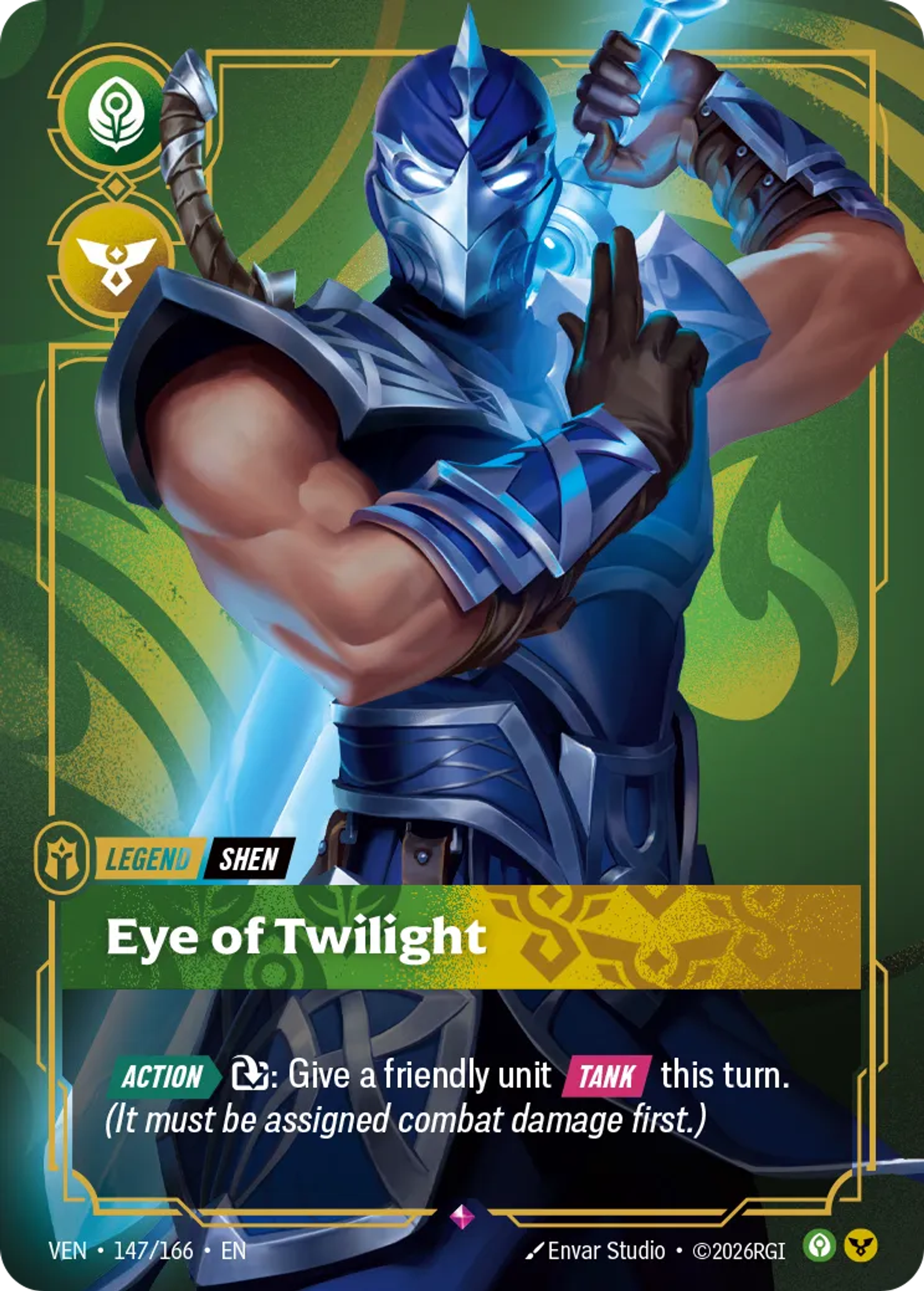 Shen - Eye of Twilight — Vendetta — Riftbound