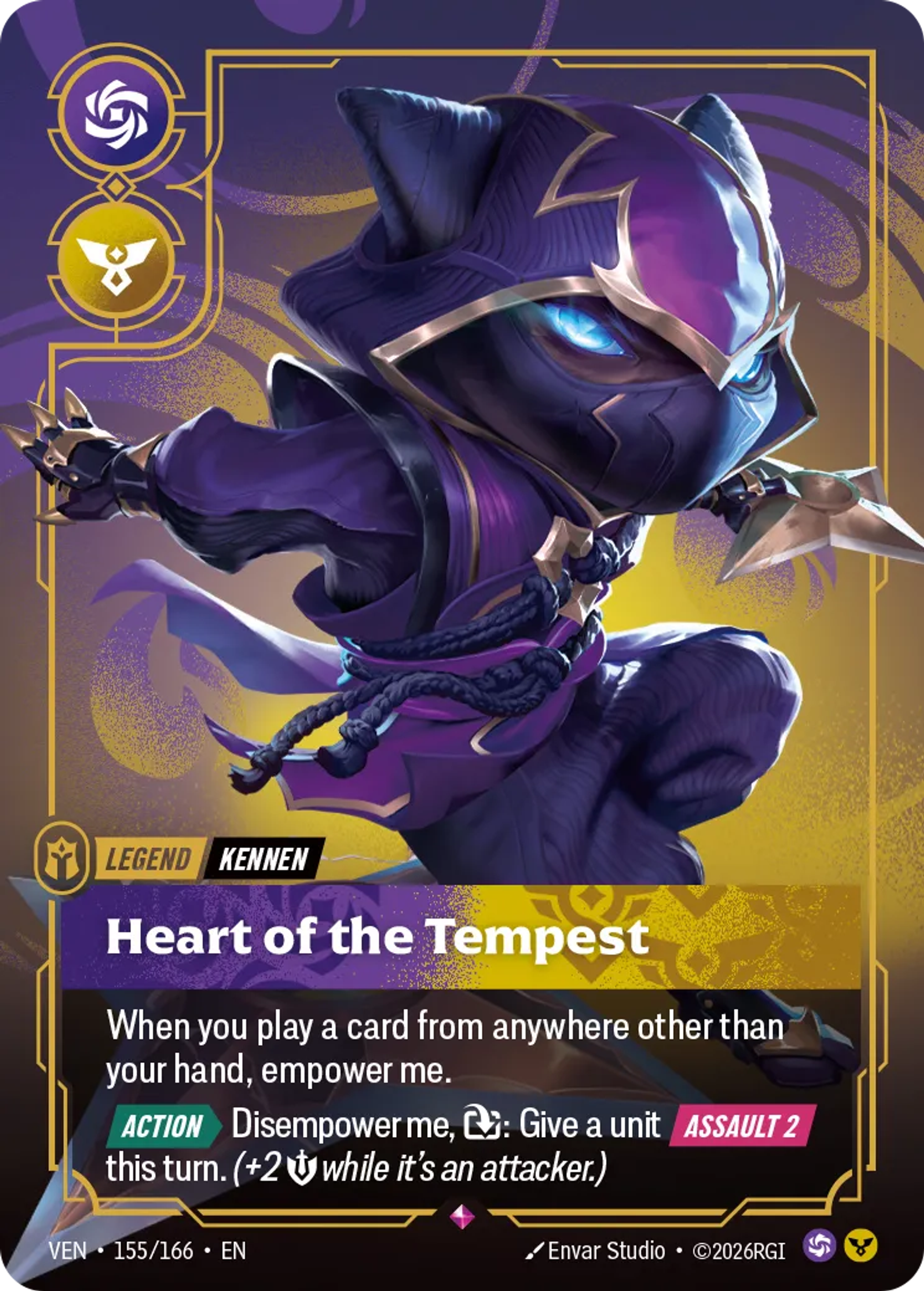 Kennen - Heart of the Tempest — Vendetta — Riftbound