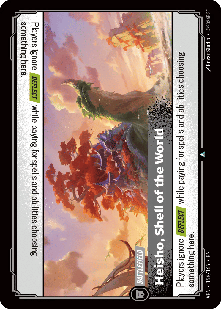 Heisho - Shell of the World — Vendetta — Riftbound: League of Legends TCG