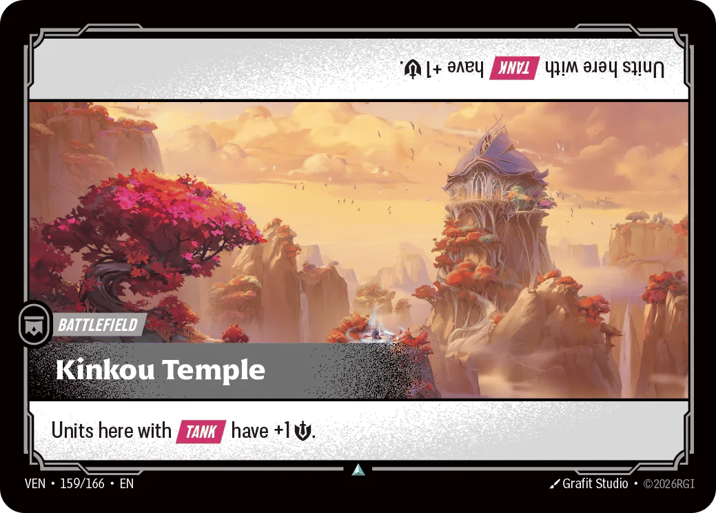 Kinkou Temple — Vendetta — Riftbound: League of Legends TCG
