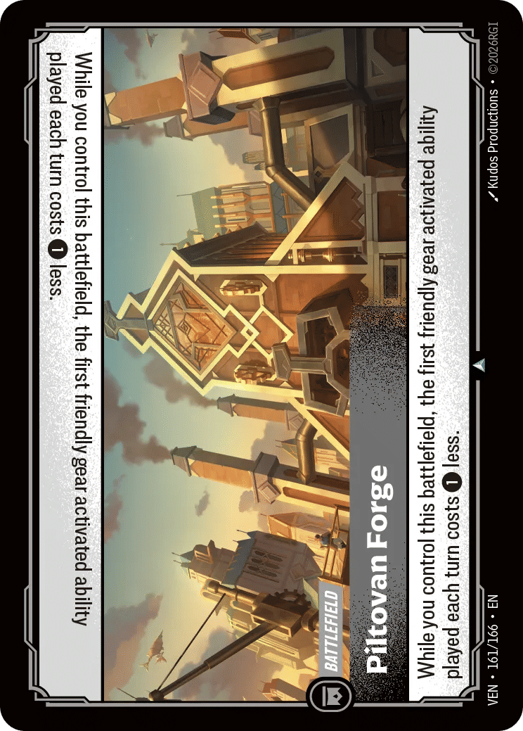 Piltovan Forge — Vendetta — Riftbound: League of Legends TCG