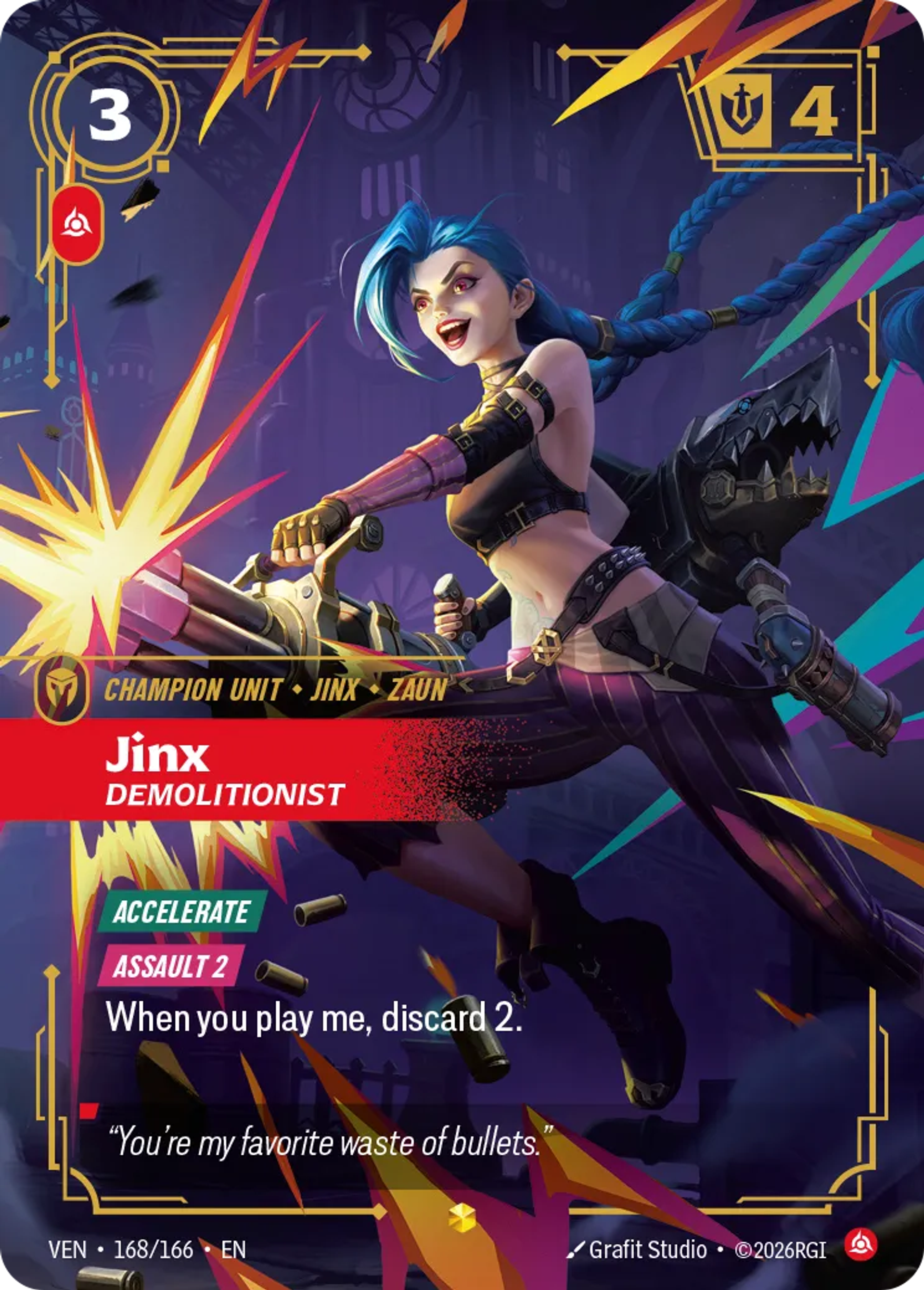 Jinx - Demolitionist — Vendetta — Riftbound