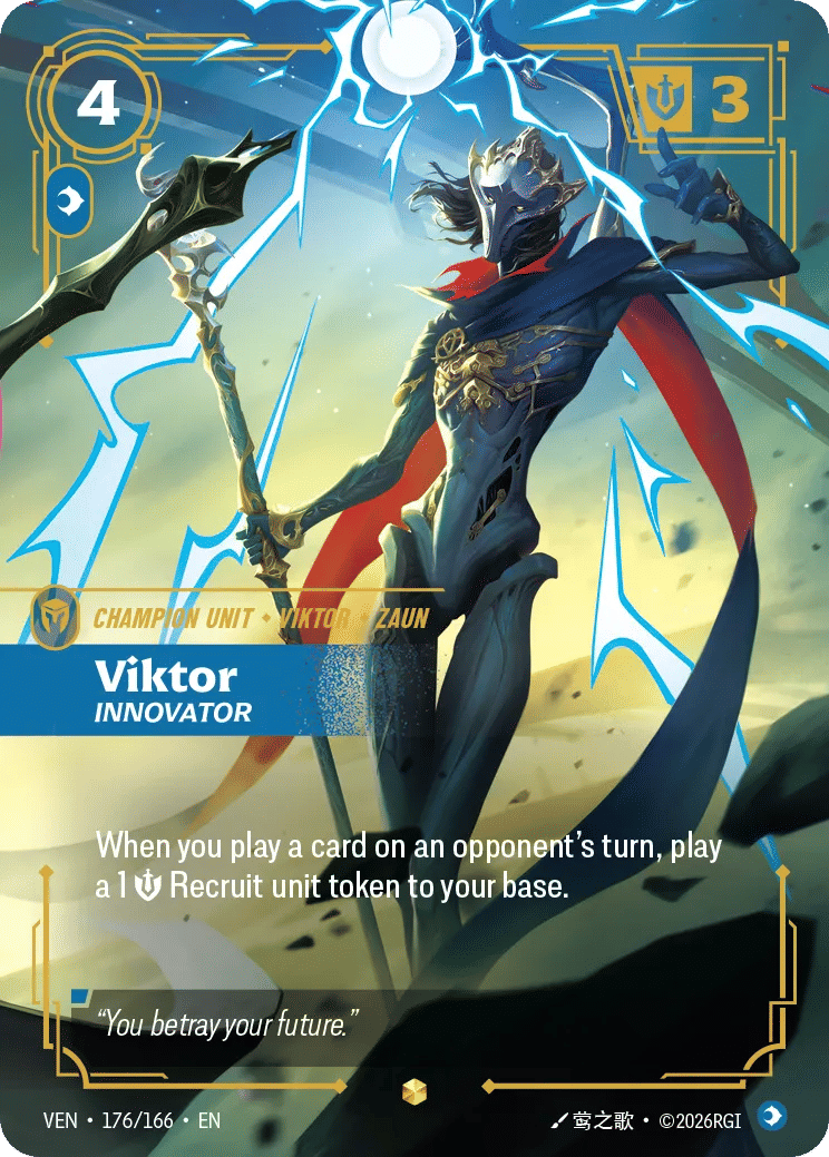Viktor - Innovator — Vendetta — Riftbound: League of Legends TCG