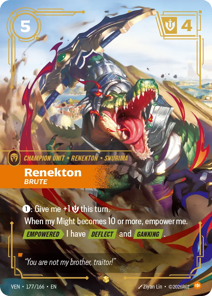 Renekton - Brute — Vendetta — Riftbound: League of Legends TCG
