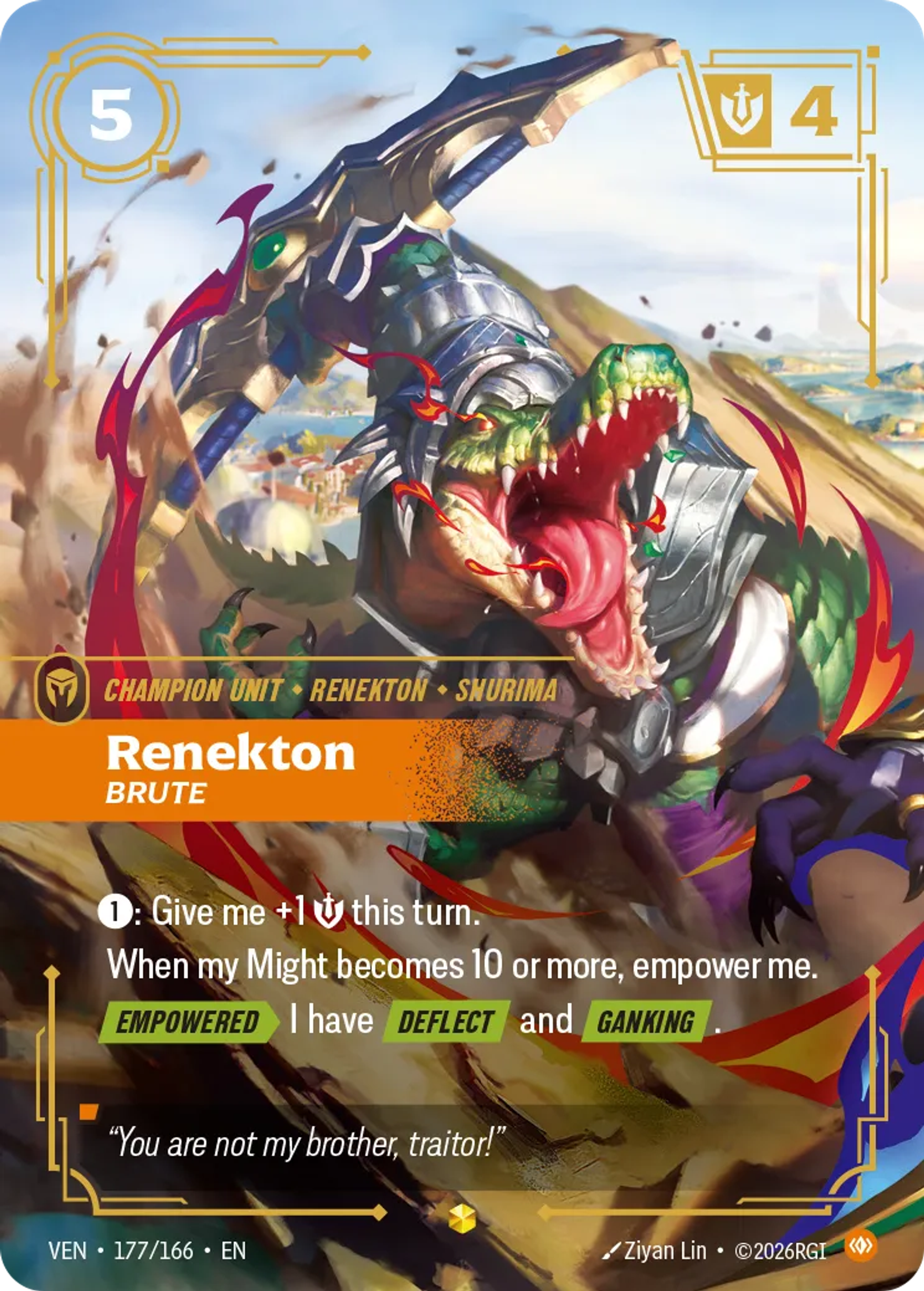 Renekton - Brute — Vendetta — Riftbound