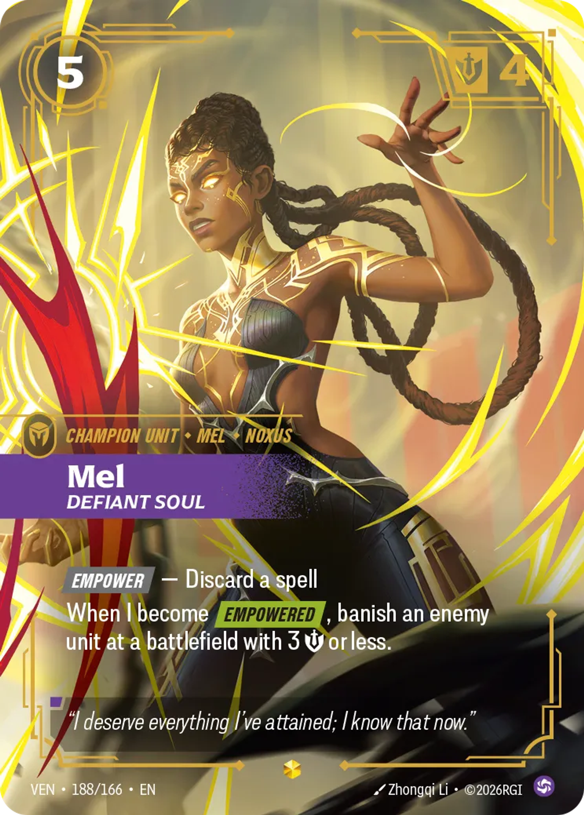 Mel - Defiant Soul — Vendetta — Riftbound