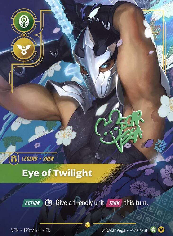 Shen - Eye of Twilight (Signature) — Vendetta — Riftbound: League of Legends TCG