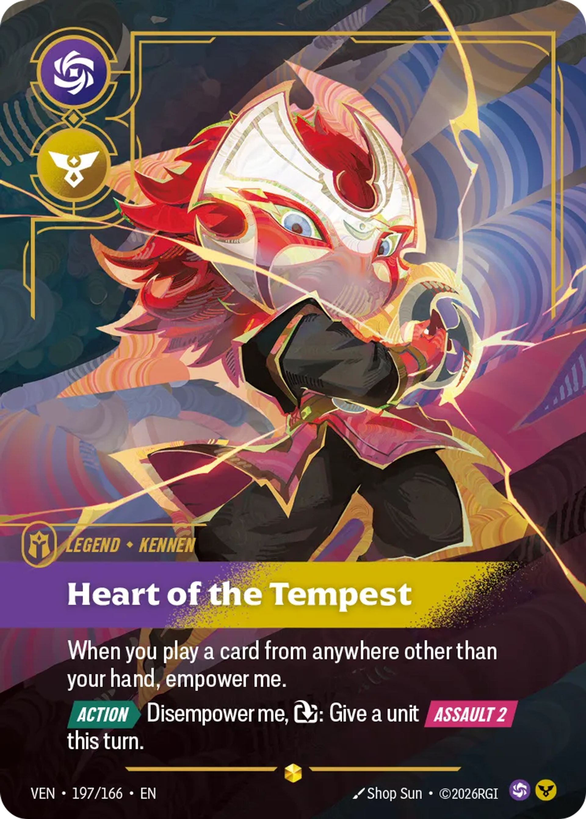 Kennen - Heart of the Tempest — Vendetta — Riftbound