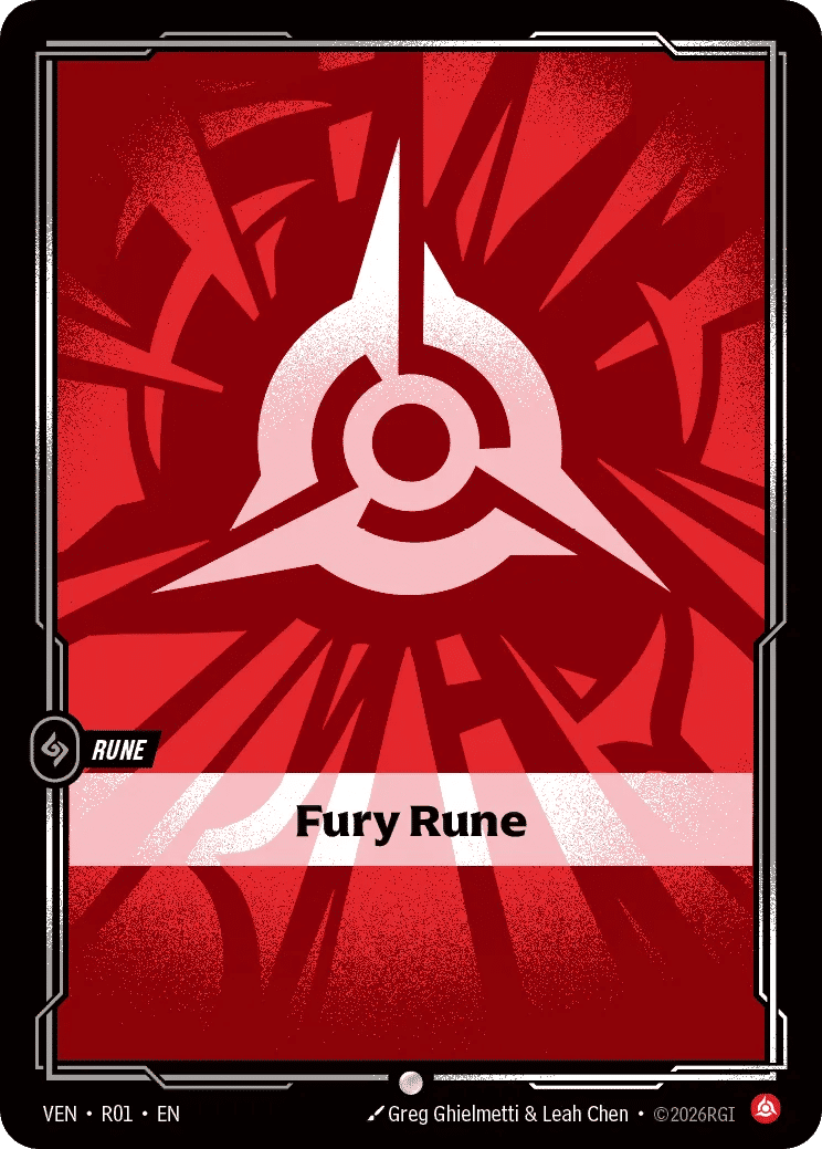 Fury Rune — Vendetta — Riftbound: League of Legends TCG