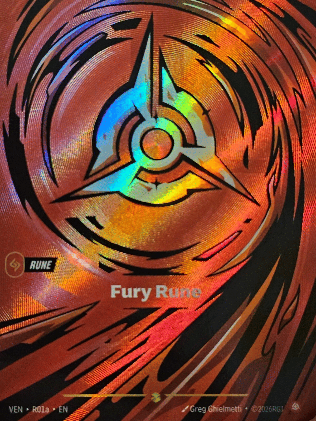 Fury Rune — Vendetta — Riftbound: League of Legends TCG
