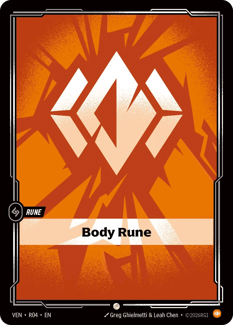 Body Rune — Vendetta — Riftbound: League of Legends TCG