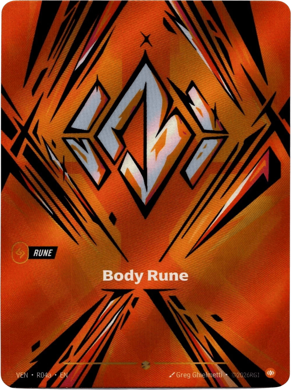 Body Rune — Vendetta — Riftbound: League of Legends TCG