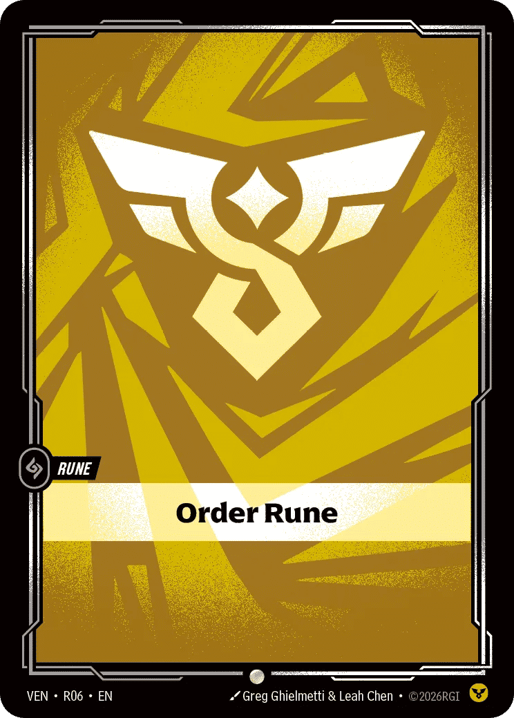 Order Rune — Vendetta — Riftbound: League of Legends TCG
