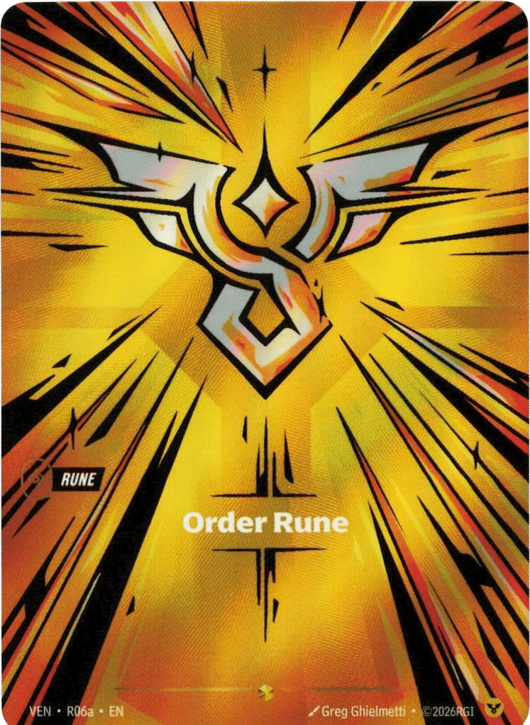 Order Rune — Vendetta — Riftbound: League of Legends TCG