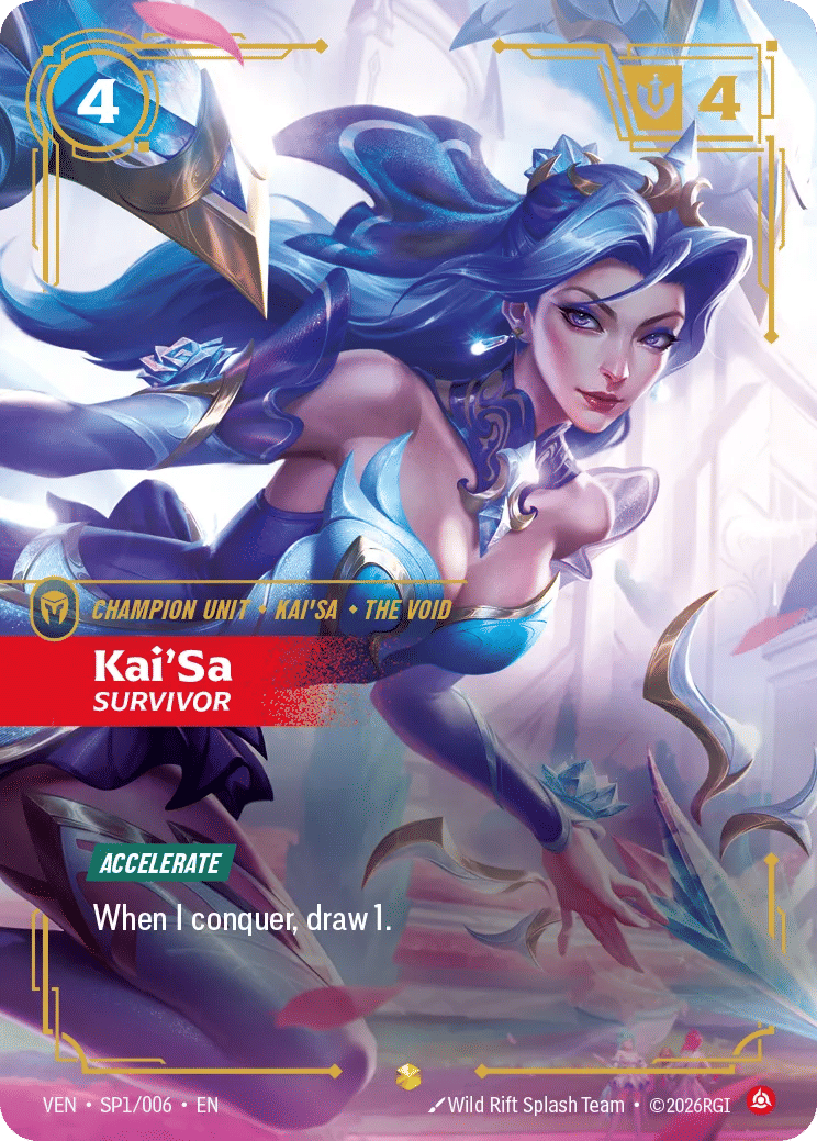 Kai'Sa - Survivor — Vendetta — Riftbound: League of Legends TCG