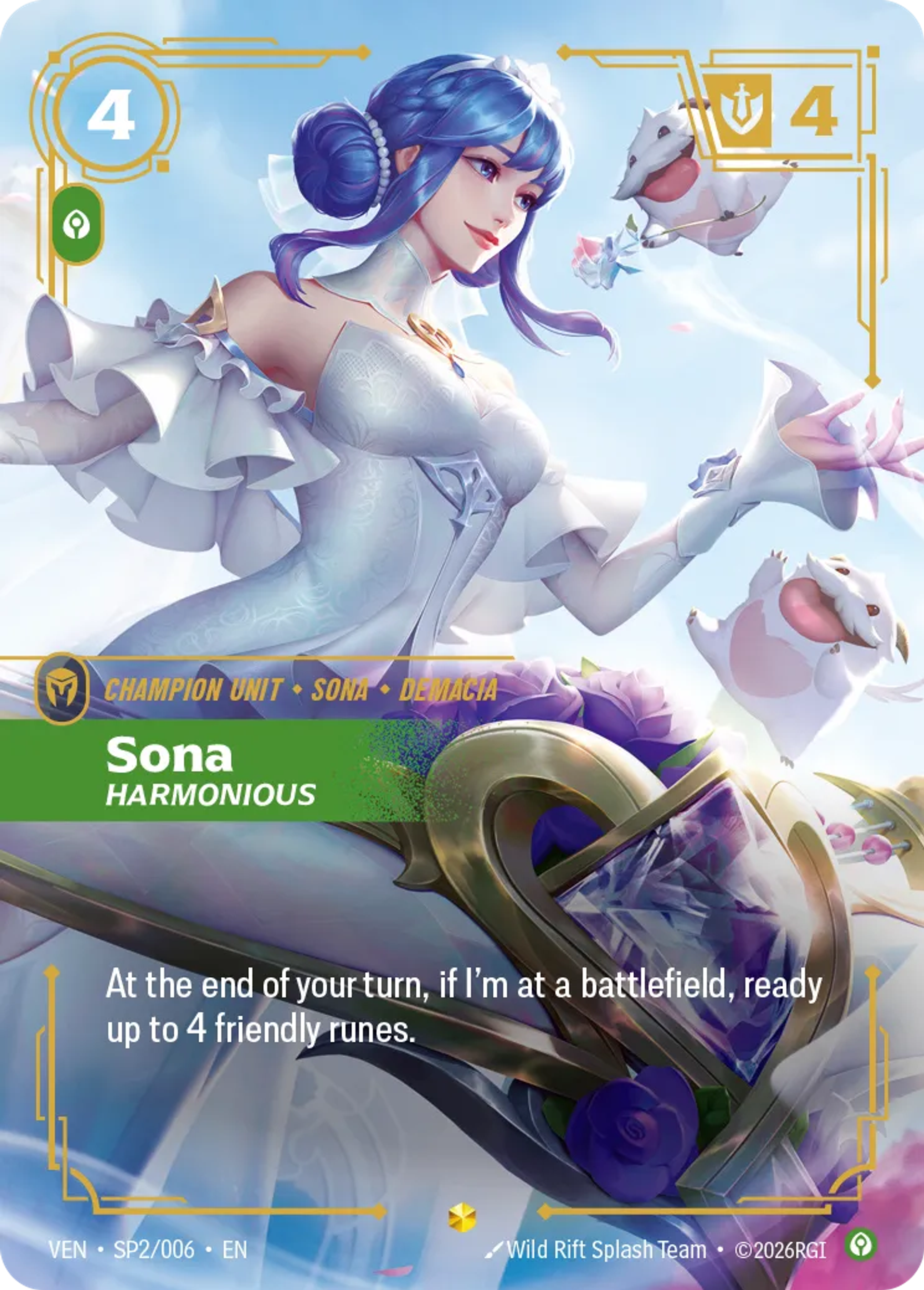 Sona - Harmonious — Vendetta — Riftbound