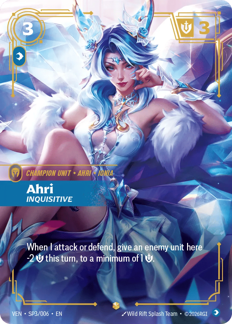 Ahri - Inquisitive — Vendetta — Riftbound: League of Legends TCG
