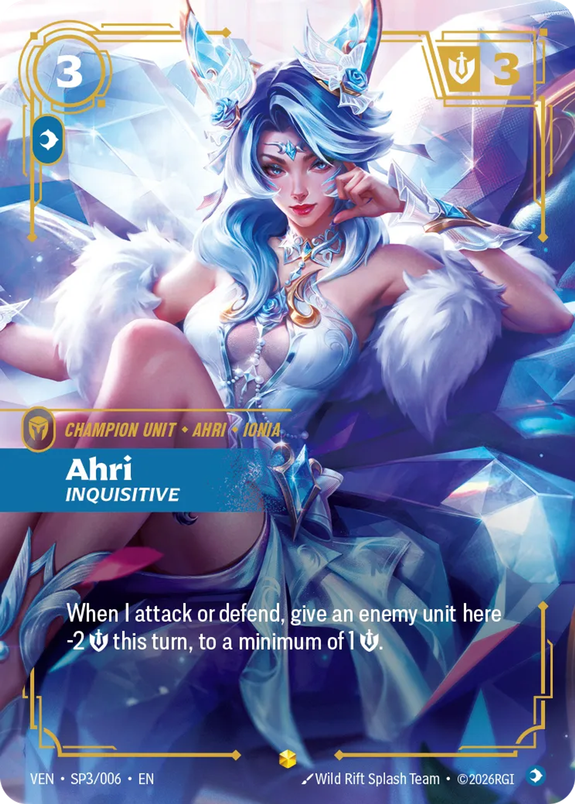 Ahri - Inquisitive — Vendetta — Riftbound