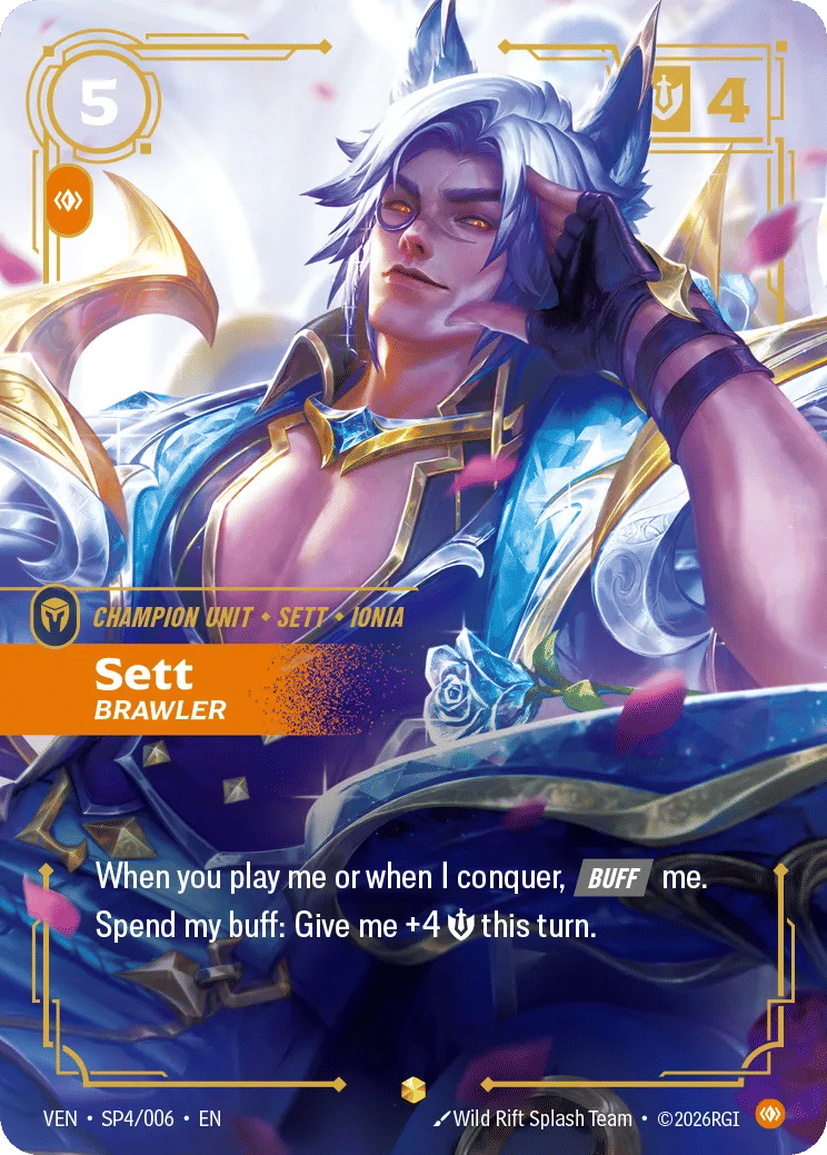 Sett - Brawler — Vendetta — Riftbound: League of Legends TCG