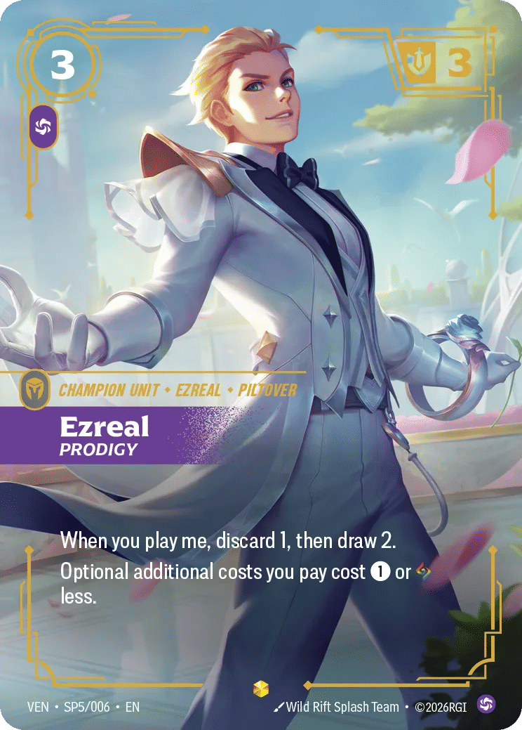 Ezreal - Prodigy — Vendetta — Riftbound: League of Legends TCG