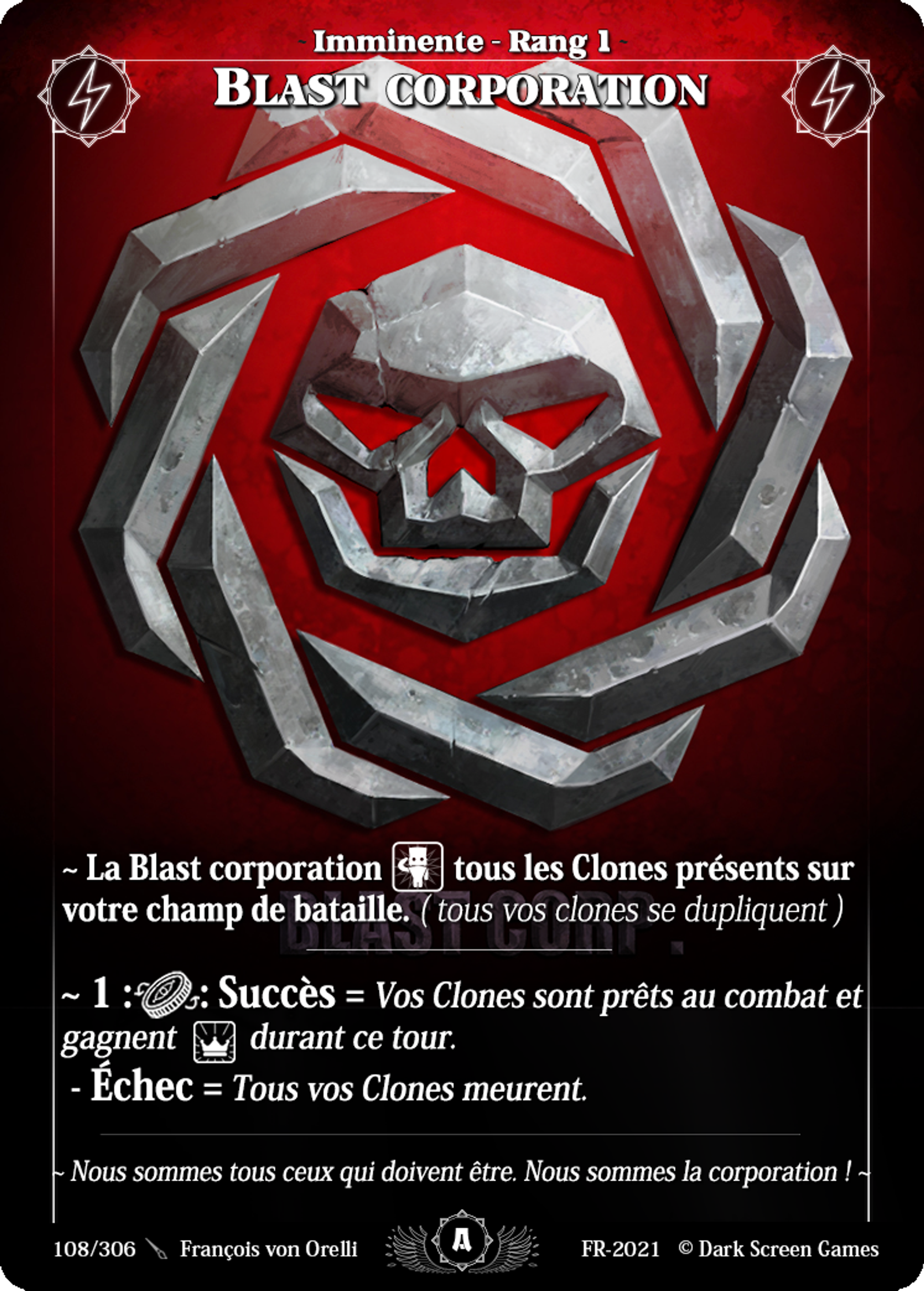Blast Corporation — Test FR 2021 — Rise TCG