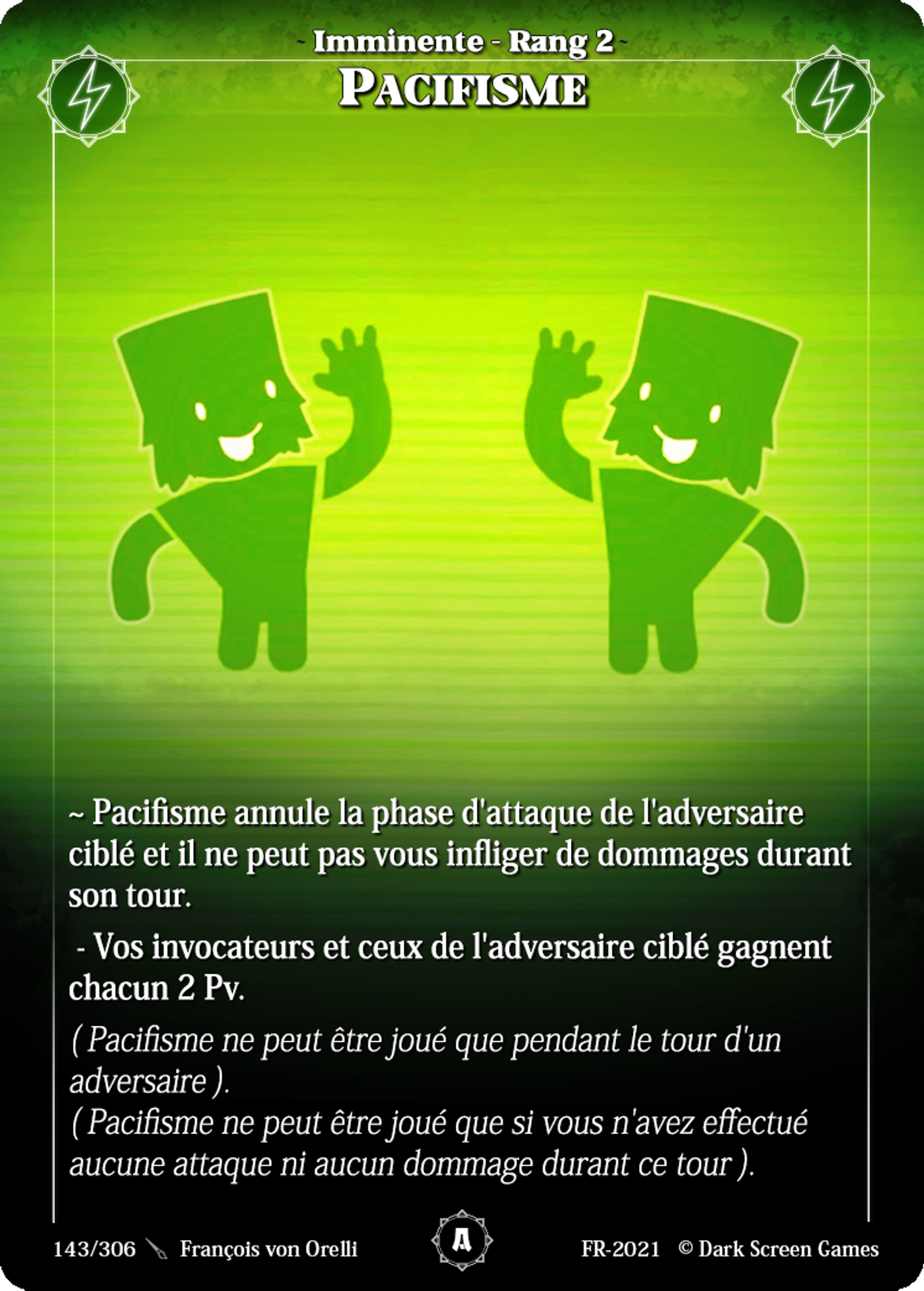 Pacifisme — Test FR 2021 — Rise TCG